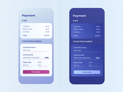 Daily UI :: 002 app creditcard dailyui dailyui002 dark design figma graphic design light ui uiux ux