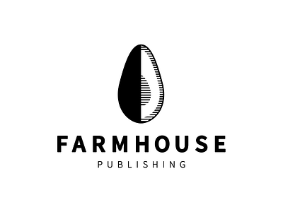 Farmhouse Branding progress (by @jeffreylarrimore) avocado black farmhouse logo white