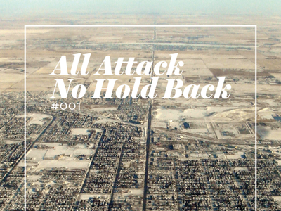 All Attack, No Hold Back print cover magazine aanhb