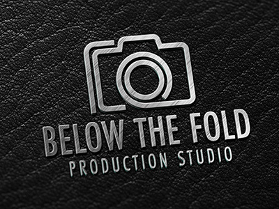 Below The Fold (v2) graphic design logo metal video production
