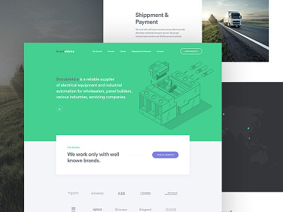 Brandelektra landing page