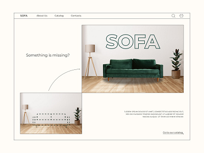 Furniture store main page