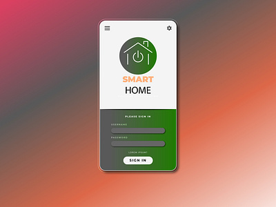 Smart home App concept !