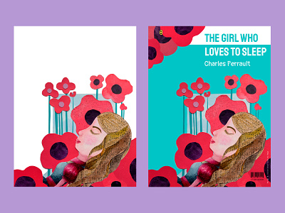 The girl who loves to sleep childrens book creative design graphic design illustration layout