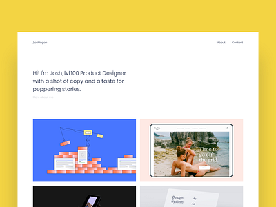 Proudfolio design labs portfolio product semplice ui ux web