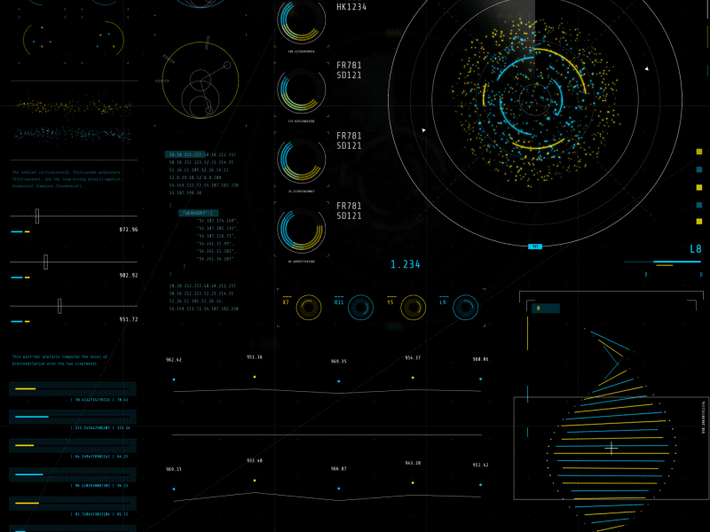 HUD_v6 after effects fantasy gui technical