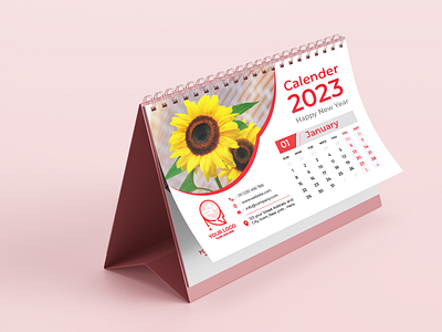 Calendar 2023 new design Desk calendar branding business card design design graphic design illustration logo typography ui ux vector