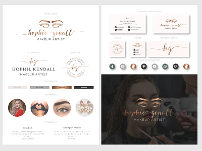 Makeup Artist Logo & Branding kit.