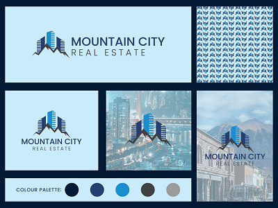 Real Estate, Mountain City Logo Branding.