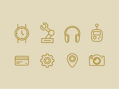 Icons for a pattern icon set icons illustration pattern tech