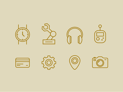 Icons for a pattern