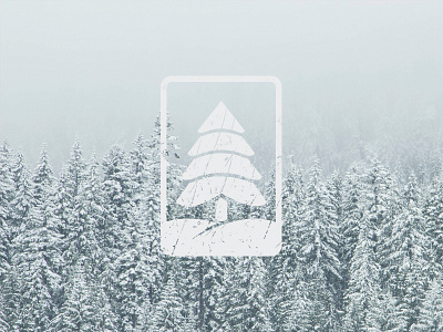 Tree - Forest Service forest icon logo mark service tree trees winter wood