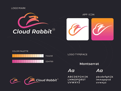 Cloud Rabbit Brand Identity design project.