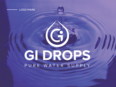 GI Water Company And logo Branding 3d animation brand identity branding company logo creative logo gi letter logo gi logo graphic design letter logo logo logo folio mammal mineral water modern logo motion graphics ocean sea logo ui water logo