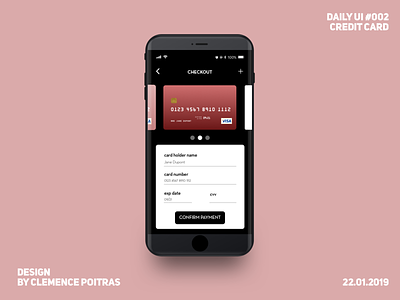 Daily UI #002 checkout credit card daily 100 challenge daily ui daily ui 002 ui