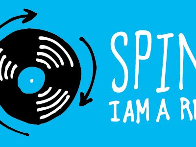 Spin Me! illustration sticker