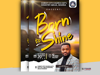 Born to Shine Flyer Design