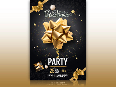 Christmas Party Flyer Design