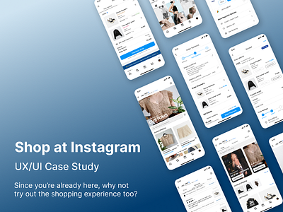 Instagram Shop feature ui user experience ux ux design