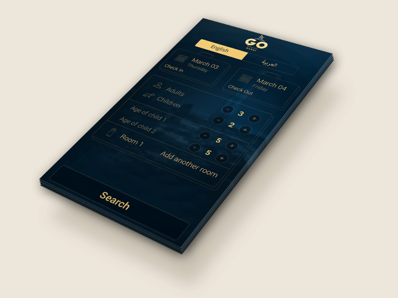 App Feature Explaination Animation - Perspective animation app app development app ui blueprint dubai hotel booking iphone isometric perspective ux wireframe