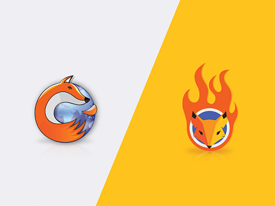Firefox Reborn - Concept Logo design firefox illustration logo mozilla