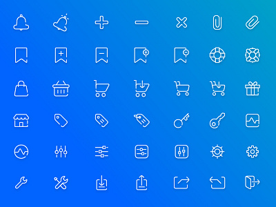Free Ecommerce Icon Pack + PSD / AI Freebie android app development cart ecommerce flat icon icon pack iphone thin ui ux