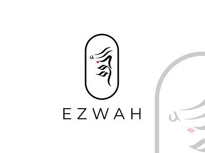 Ezwah Abaya Branding abaya for women arabic logo brand identity branding calligraphy fashion logo hijab fashion logo logo design