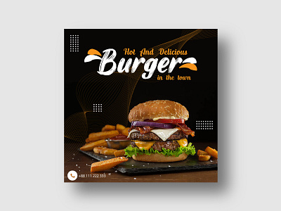 Food social media post design ashikur rahman arvin banner design e commerce banner design food social media post