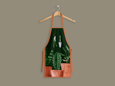 Apron design for a gardener