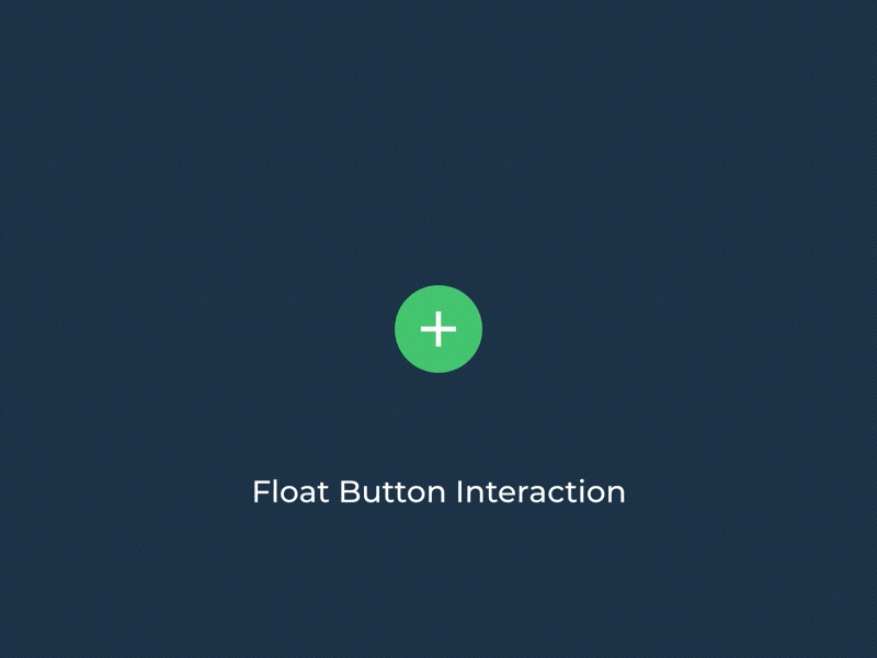 Floating Button  | Micro Interaction