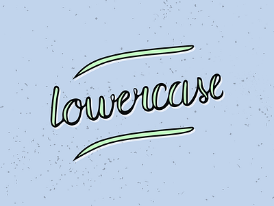 lowercase hand lettering lettering lowercase typography