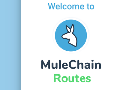 Mobile Application Design - Mulechain Routes design illustration logo ui ux