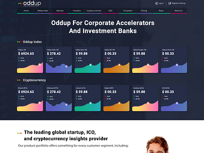 Landing Page for - Oddup