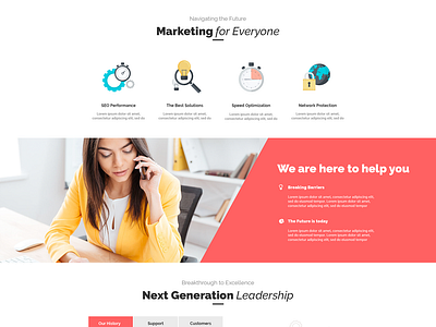 Landing Page design - SEO Doerz