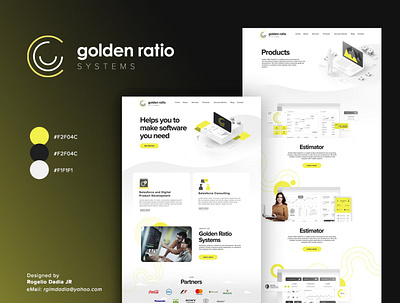 Golden Ratio creative design design webdesign website website builder website concept website design