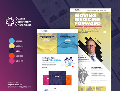 Ottawa Department of Medicine 2020 trend creative design design web web design webdesign website website builder website concept website design