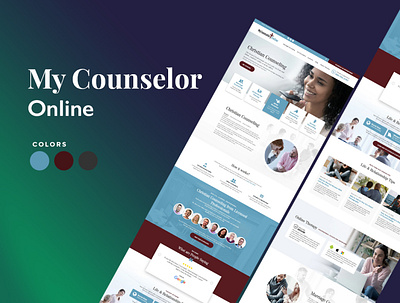 My Counselor web webdesign website