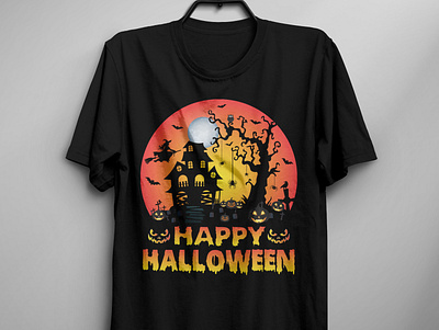 Halloween T-shirt design graphic design illustration logo tshirt tshirtdesign typography ui vector