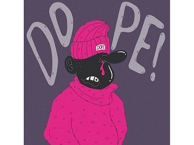 dope dude beanie character character art characterdesign cold design draw drawing dude hiphop illustration skater sweater