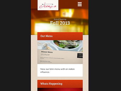 Trenza Houston. Responsive menu closed.