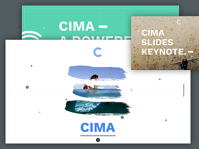 CIMA PRESENTATION google keynote pptx presentation product slides ui ux webdesign