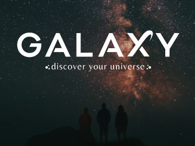 Galaxy Logotype galaxy identity lettering logo logotype type typography