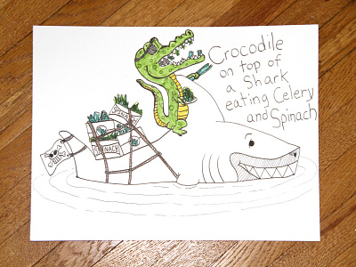 04: Draw me a [Crocodile On Top Of A Shark]