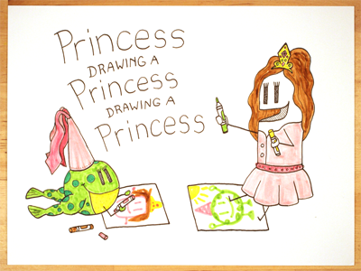 22: Draw me a [Princess Drawing A Princess Drawing A Princess]