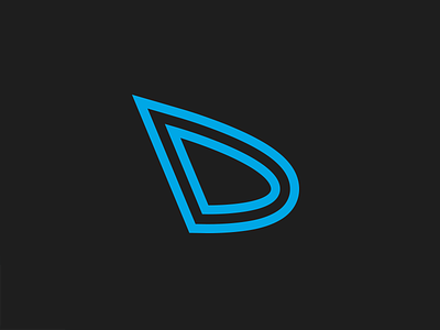 DeepDark (UI dark themes project) | Logomark brandidentity branding d deepdark digital illustrator logo logomark monogram vector