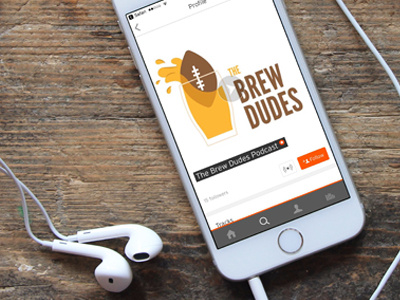 The Brew Dudes Podcast design logo