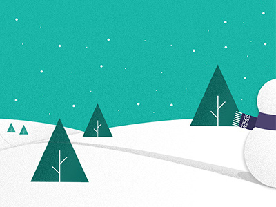 On The Move christmas illustration