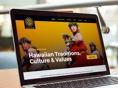 Hālau O 'Aulani non profit website design