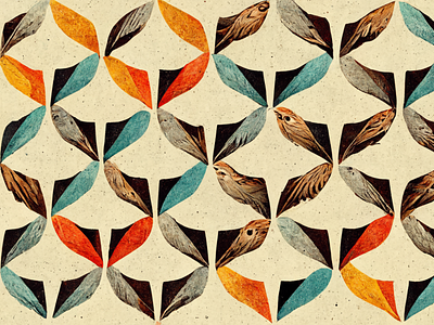 Sparrow Geometric Pattern