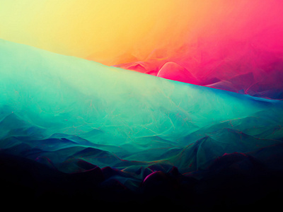 Solid Blocks of Soft Neon Gradient Background